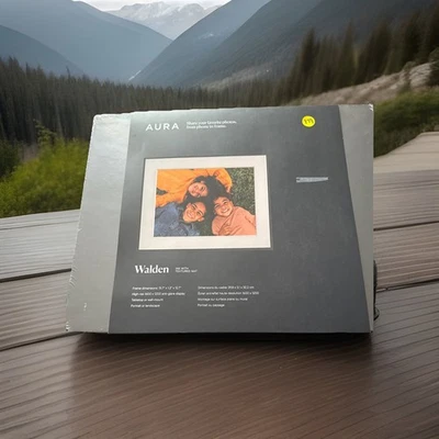 Aura Home AF110-MBLK Walden 15" Digital WiFi Frame - Matted Ink, New Sealed - Image 1 of 2