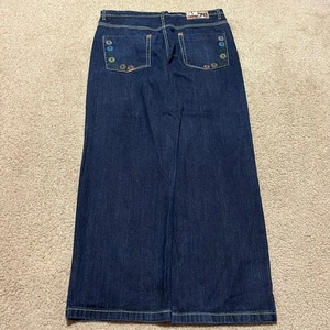 Brooklyn Xpress Y2K Baggy Skater Multicolor Embroidered Jeans 39x33 - Picture 1 of 6