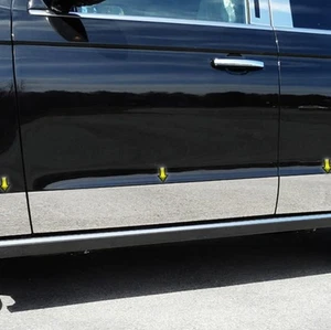 Polished Rocker Panel Trim for 2018-2023 Ford Expedition Max [6pcs] - Picture 1 of 4