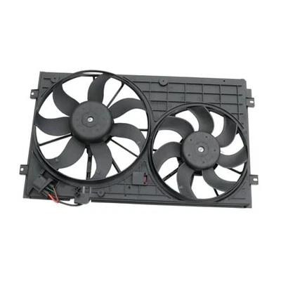  全新散热器 冷却 双风扇组件 替换件 适用于高尔夫 大众甲壳虫 捷达  — 第 1/4 张图片