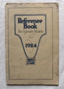 Oldtimer gebraucht ORIGINAL 1924 BUICK AUTOMOBIL NACHSCHLAGEWERK SECHSZYLINDER MODELLE - Bild 1 von 6