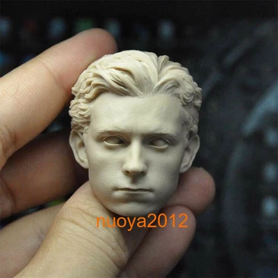 1/6 Spider Man Tom Holland Cabeza Sin Pintar Modelo Esculpido Ajuste 12" Figura Masculina Cuerpo Foto 1 de 4