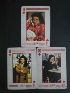 Lot 3 Elaine Benes Seinfeld Collectable Trading Playing Card Julia Louis Dreyfus - Bild 1 von 2