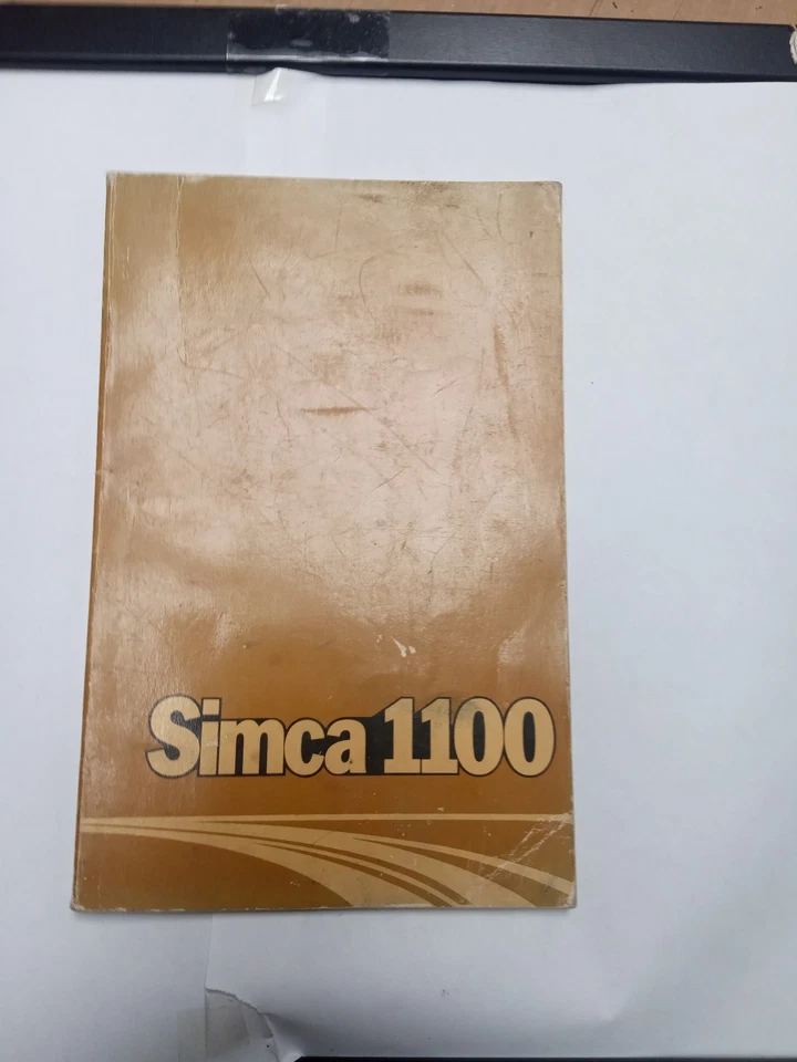 Manuale d' uso e manutenzione SIMCA CHRYSLER 1100 in lingua italiana - Immagine 1 di 3