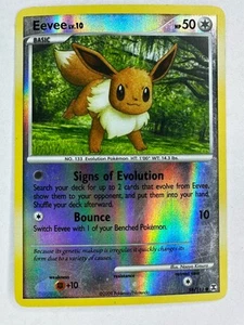 Pokemon 2009 Eevee Rising Rivals 59/111 Reverse Holo Ottimo - Foto 1 di 2