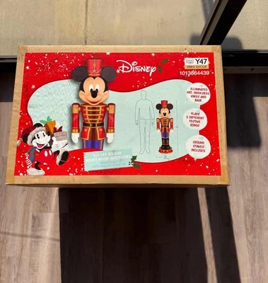 Disney 5 pies LED HOLIDAY MICKEY MOUSE CASCANUECES NUEVO CAJA SELLADA 2025 Home Depot Foto 1 de 4