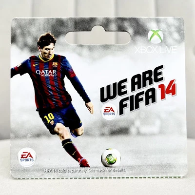 FIFA 14 RARE PROMO Card Game Merchandise Limited Edition Vtg Xbox 360 PS3 Merch - Image 1 of 4