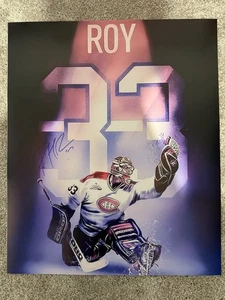 Patrick Roy Signed Poster W/COA HOF - Picture 1 of 1