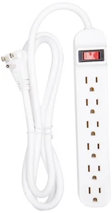 Belkin 6 Steckdosenleiste mit fünf Fuß Kabel, weiß - Bild 1 von 1
