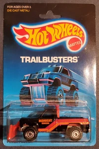 Vintage 1988 Hot Wheels Trailbusters Power Plower Midnight Removal w/Protector - Picture 1 of 11