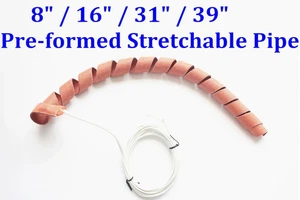 Calentador de silicona para calefacción de tubería estirable preformado de 8" / 16" / 31" / 39" - Imagen 1 de 12
