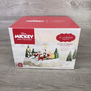 Disney Mickey Mouse and Friends Pueblo de Patinaje sobre Hielo Plaza de San Nicolás MOVIMIENTO - Imagen 1 de 6