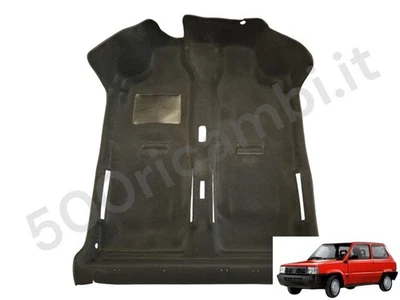 FIAT PANDA 141 86>03 750 4X4 MOQUETTE NERO TAPPETO PAVIMENTO INTERNO - Image 1 of 2