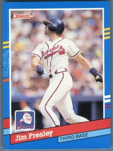 Donruss Atlanta Braves Jim Presley 1991 #173a - Imagen 1 de 2