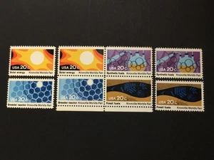 old stamps  USA  x  8  KNOXVILLE WORLDS FAIR  1982  MNH - Picture 1 of 1