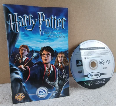 Harry Potter and the Prisoner of Azkaban PS2 Platinum + Manual, Clean Disc PAL - Image 1 of 4