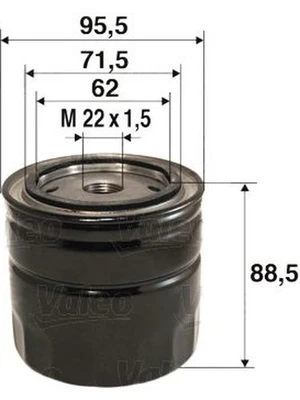Valeo Oil Filter fits Ford Cougar 2.5 SX,SW (586097) - image 1 of 4
