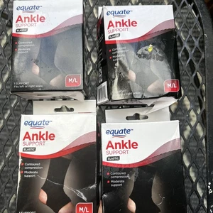 4 PK Supporto Caviglia Elastico/Regolabile Equate - VEDI DESCRIZIONE *SCATOLA DANNI APERTA* - Foto 1 di 1