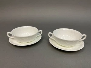 2 WEDGWOOD COUNTRYWARE CAVOLO CREMA ZUPPIERA/PIATTINO SET 4 pezzi COALPORT Db Hnd - Foto 1 di 8
