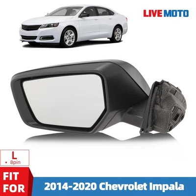 8 Pin For 2014-2020 Chevrolet Chevy Impala Side Door Mirror Left Driver 84269196 Foto 1 de 4