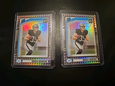 2024 Panini Donruss - Rookie Brock Bowers Optic Vista Previa Fútbol Emoji SSP Foto 1 de 3