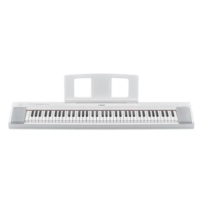 Yamaha NP-35WH WHITE PIAGGERO Pianoforte tastiera Digi portatile batterie 76 t. - Immagine 1 di 4