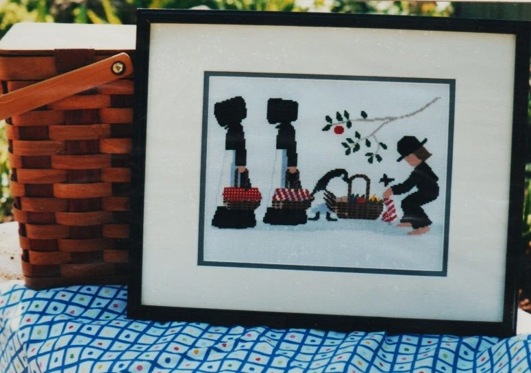 Couldn't Wait by Diane Graebner cross stitch pattern - Image 1 of 1