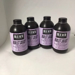 4 x Bleach London Violet Skies Super Cool Colour 150ml Each - Total 600ml #1 - Picture 1 of 3