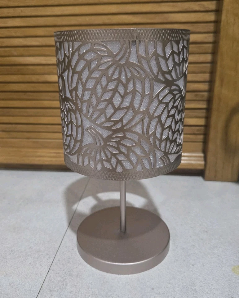 YANKEE CANDLE CHEVRON PUMPKIN TEA LIGHT HOLDER - Image 1 of 4