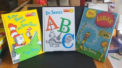📚✨ Dr. Seuss Lot of 3 Hardcovers! | The Lorax 🌳 | ABC 🔤 | I Can Read With... - Image 1 of 4