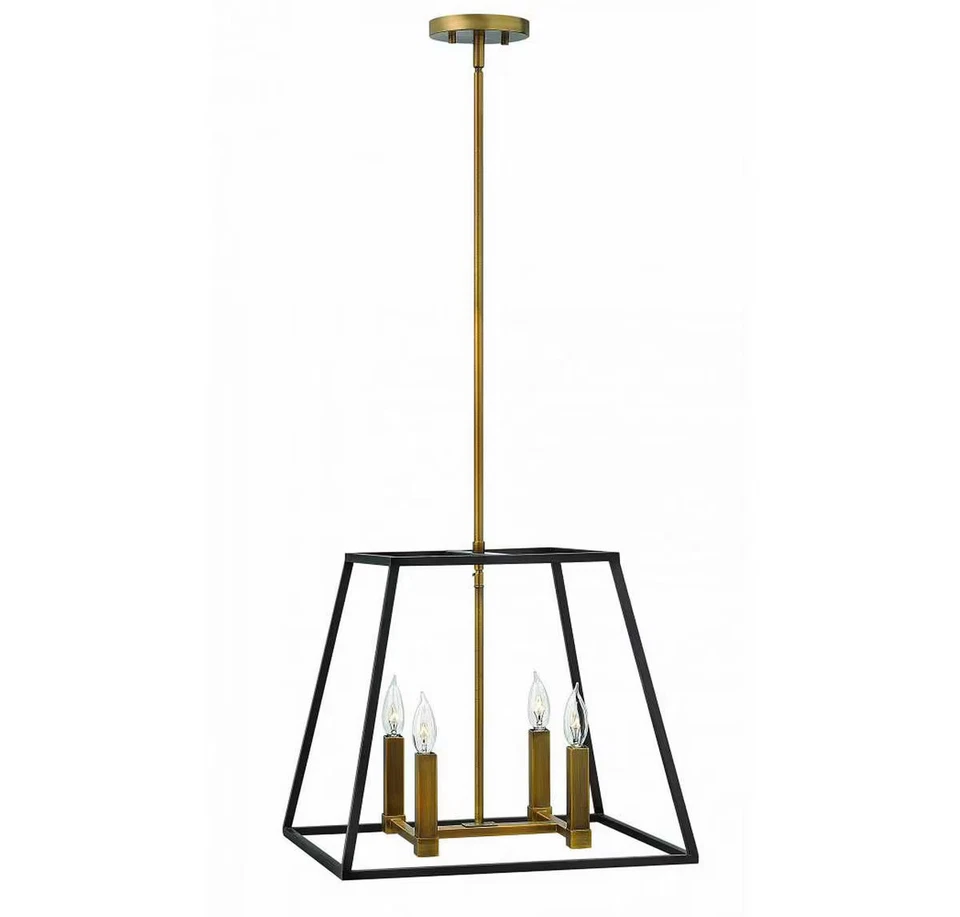 Pingente foyer Hinkley 3334BZ 16,25" 4 luzes em bronze - Imagem 1 de 2