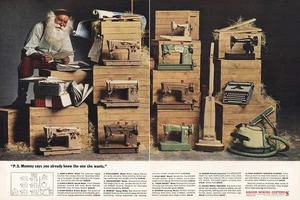 1962 Singer Sewing Machine: PS Mommy Says You Already Know Vintage Print Ad - Picture 1 of 1