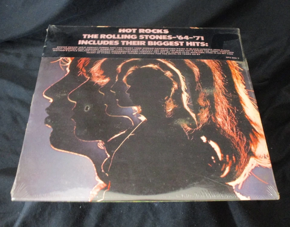 Rolling Stones Hot Rocks 1964-71 Sealed Vinyl LP USA 1971 Orig Obi Hype Sticker  - Image 1 of 4