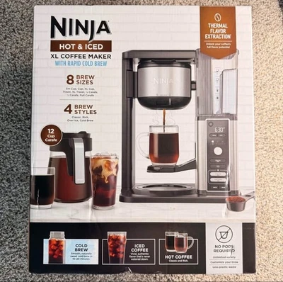 Ninja Hot & Iced XL Coffee Maker with Rapid Cold Brew 12-cup Drip BRAND NEW SEAL - Image 1 of 3