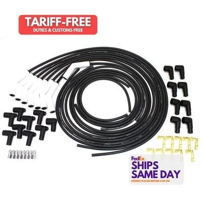Pertronix Ignition 808215HT, Univ. Park Plug Wire Set 8Mm W/Fits 45-Deg Ceramic  - Image 1 of 4