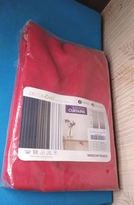 Neu Paar Weihnachten rote Vorhänge 38"X54" Deconovo Schlaf Verdunkelung Nachtschicht  - Bild 1 von 7