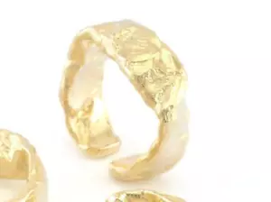 Anello Organico Regolabile Ottone Grezzo (18mm 8US taglia interna) 4040 - Foto 1 di 2