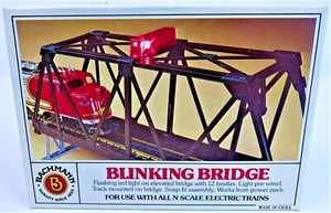 Bachmann Blinking Bridge #46721 N Scale Pre-wired light Snap-fit Assembly EUC - Picture 1 of 6