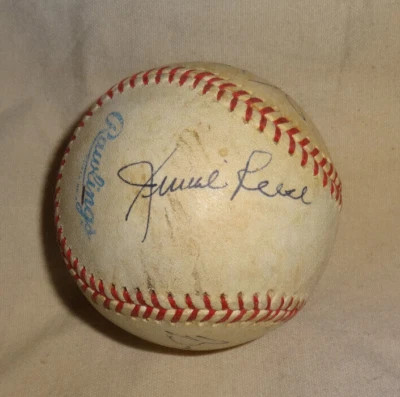 Vintage California Angels Signed Baseball JIMMIE REESE BRYAN HARVEY + More - Image 1 of 4