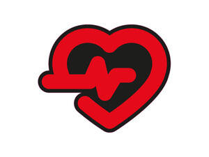 1 x Aufkleber Heartbeat Beating Heart Herz Schlag Sticker Love Liebe Amore NEU