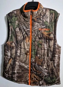 Realtree Edge Reversible Vest, Camo or Black, Men’s Size Large - Picture 1 of 11