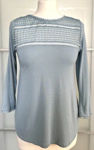 Top Jersey pale blue By H&M , Size XS . Fits Uk 6-8. Good Cond - Picture 1 of 9