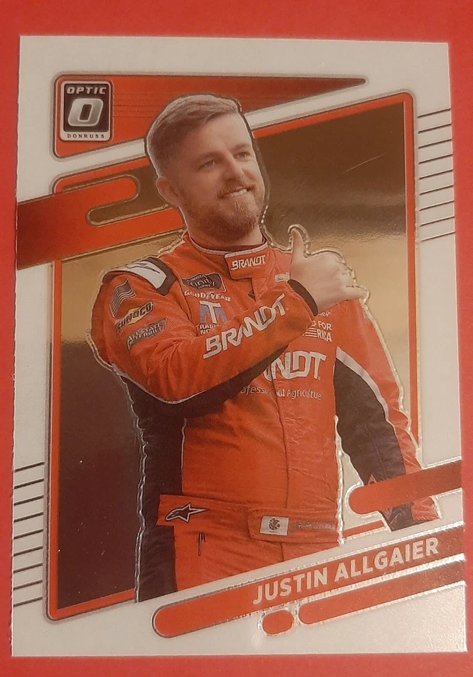 2022 Donruss Racing Optic #32 Justin Allgaier - Chevrolet - Image 1 of 2