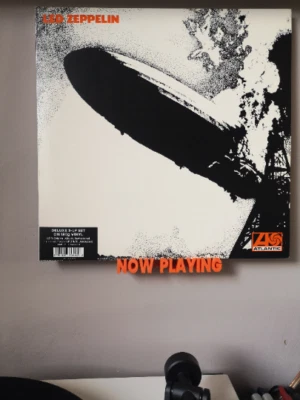 NO TIME LIKE THE GIFT Vinyl Records Now Playing Display Shelf Vinyl Record Storage LPs CD Sleeves CDs