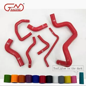 Silicone Radiator Coolant Hose Kit for VW Bora Jetta / Golf MK4 1.8T AUM AUQ Red - Picture 1 of 12