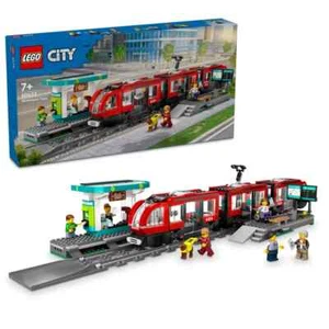Lego 60423 City Downtown Tranvía y Estación (60423) Set - 6 Minifiguras - Nuevo - Imagen 1 de 1