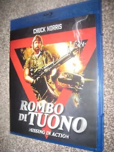 MISSING IN ACTION (ROMBO DI TUONO) BLU RAY REG B ITALIAN IMPORT PLAYS IN ENGLISH - Picture 1 of 3