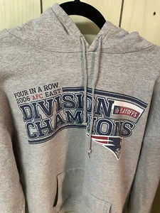 New England Patriots NFL Team Apparel Hoodie Sweatshirt XL Four in a row 2006 - Bild 1 von 10