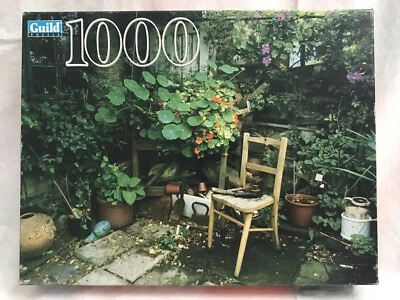 Guild My Corner Garden 1000 Piece Jigsaw Puzzle 2000 Hasbro SEALED - Image 1 of 4
