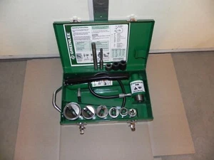 Greenlee 7506 Slug Splitter Hydraulic Knockout Punch Driver Set w/ 767 Hand Pump - Picture 1 of 8